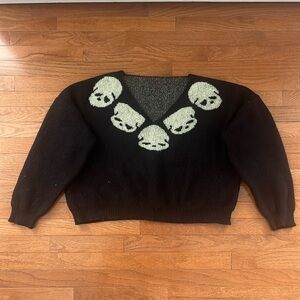 skull sweater